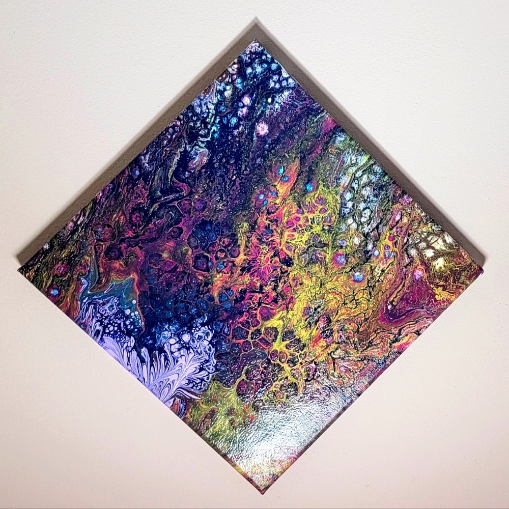 Acrylic Pour Painting / Abstract Fluid Art